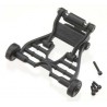 Wheelie bar, assembled