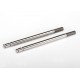 Shock shafts, steel, chrome finish (2)