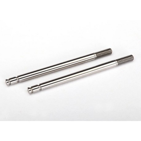 Shock shafts, steel, chrome finish (2)