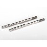 Shock shafts, steel, chrome finish (2)