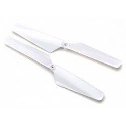 Rotor blade set, white (2) 1.6x5mm BCS (2)