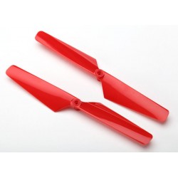 Rotor blade set, red (2) 1.6x5mm BCS (2)