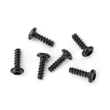 Screws, 1.6x5mm button-head, self-tapping (hex drive) (6)