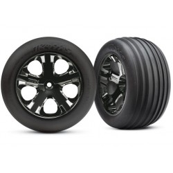 Tires wheels, assembled, glued (2.8) (All-Star black chrome)