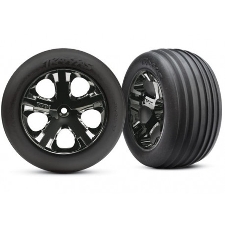 Tires wheels, assembled, glued (2.8) (All-Star black chrome)