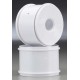 Wheels, dished 3.8 white (2) (use w/ 17mm splined wheel)