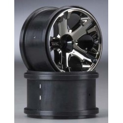 Wheels, All-Star 2.8 (black chrome) (nitro front) (2)