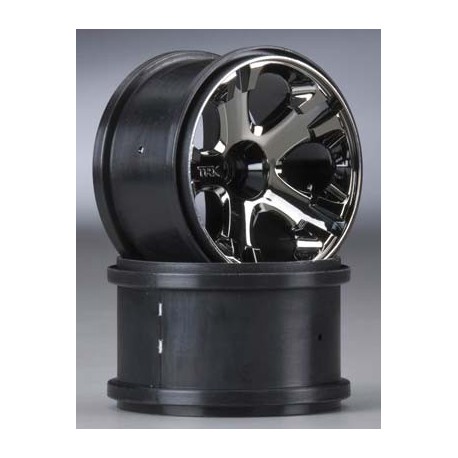 Wheels, All-Star 2.8 (black chrome) (nitro front) (2)